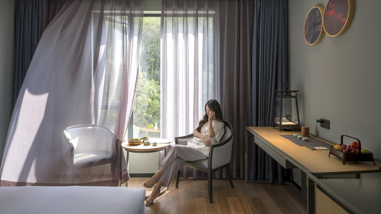 The Lucid Resort Tiantai Exteriör bild